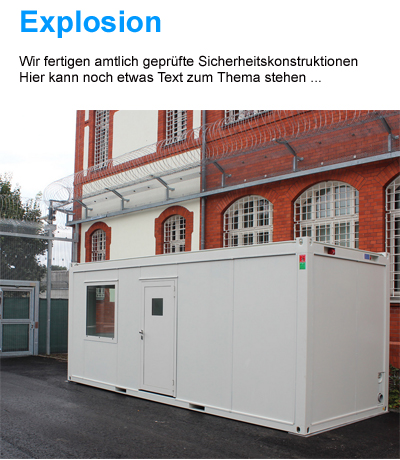sicherheit explosion